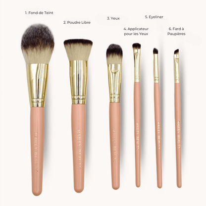 Kit Pinceaux - Essentials - Hailey Beauty